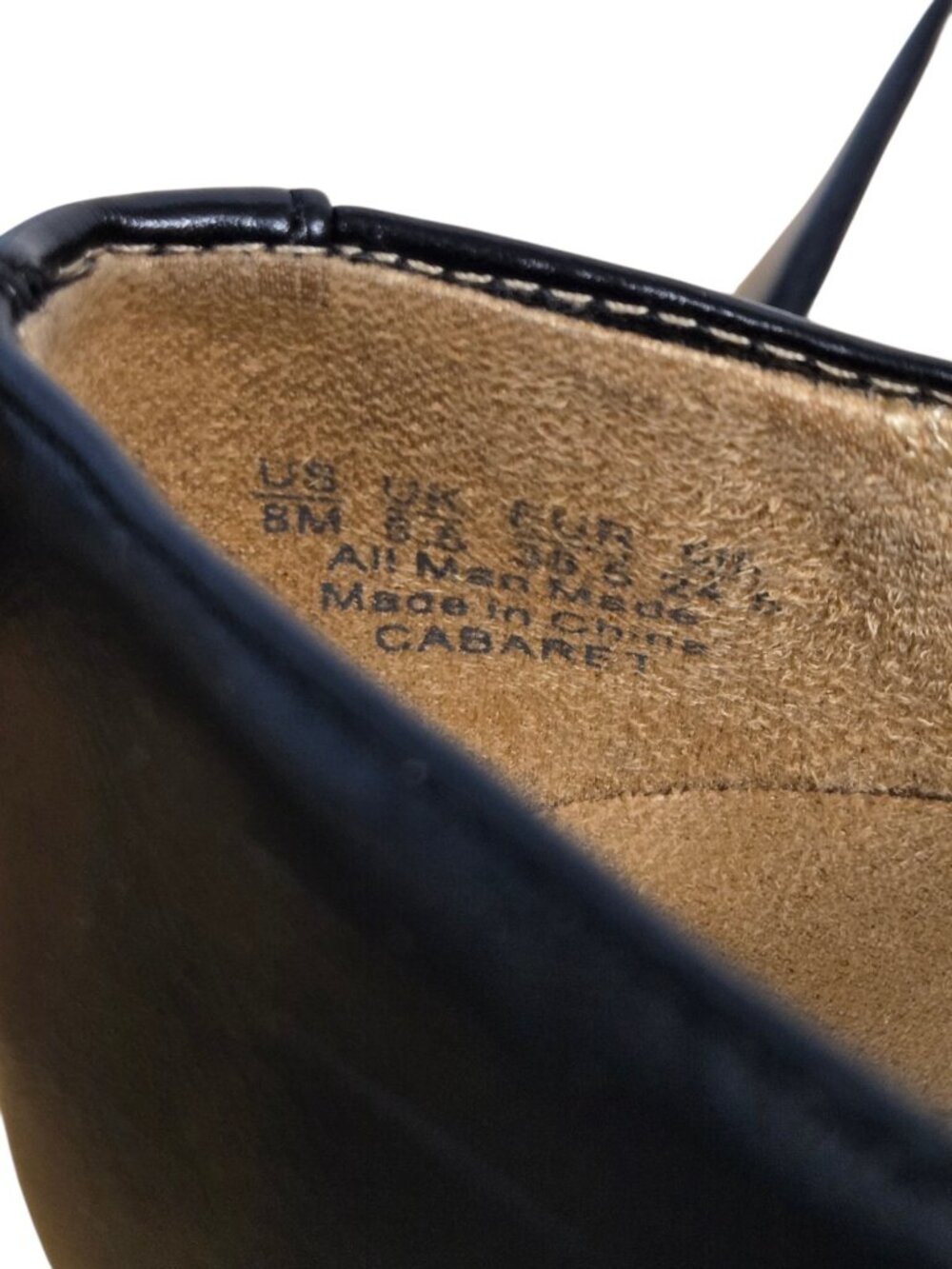 Naturalizer Cabaret Black Slip On Lug Sole Loafers Womens Size 8M  Preppy Casual - Picture 8 of 8